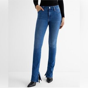 Express Mid Rise Medium Wash FlexX Skyscraper Jeans